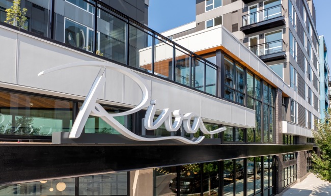 building logo exterior